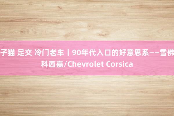 柚子猫 足交 冷门老车丨90年代入口的好意思系——雪佛兰科西嘉/Chevrolet Corsica