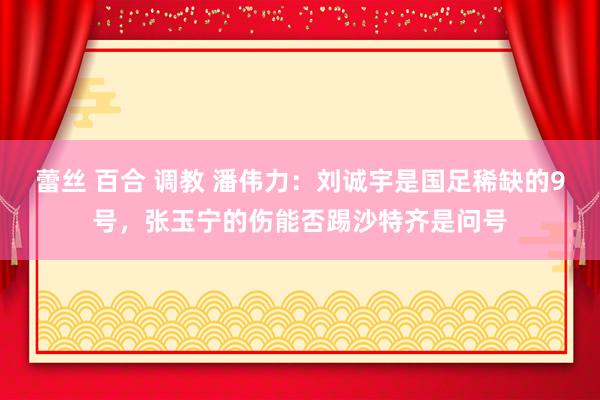 蕾丝 百合 调教 潘伟力：刘诚宇是国足稀缺的9号，张玉宁的伤能否踢沙特齐是问号