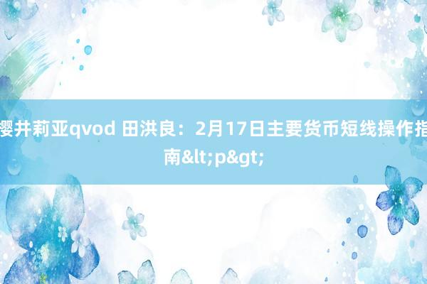 樱井莉亚qvod 田洪良：2月17日主要货币短线操作指南<p>