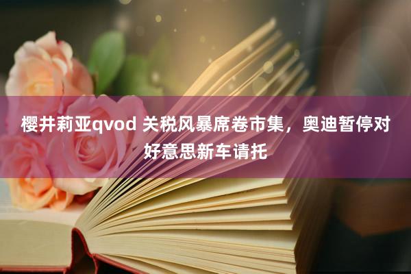 樱井莉亚qvod 关税风暴席卷市集，奥迪暂停对好意思新车请托